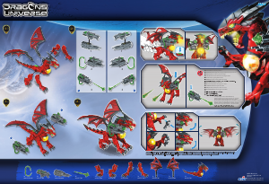 Manual Mega Bloks set 95217 Dragons Universe Flarestorm