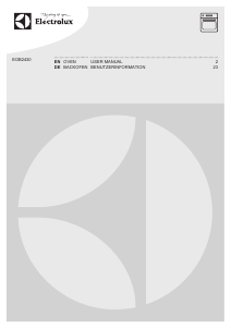 Manual Electrolux EOB2430AOX Oven