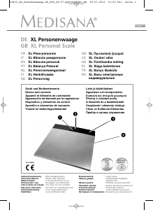 Mode d’emploi Medisana PS 460 XL Pèse-personne