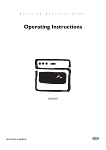 Manual Electrolux EOB3630W Oven
