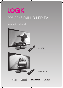Handleiding Logik L22FE12 LED televisie