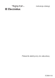 Instrukcja Electrolux EOB64100K Piekarnik