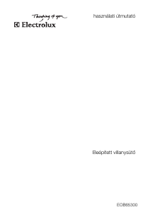 Használati útmutató Electrolux EOB65300X Kemence