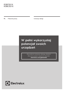 Instrukcja Electrolux EOB7S31X Piekarnik