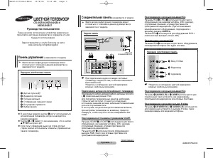 Hướng dẫn sử dụng Samsung CS-29Z47ZQQ Truyền hình
