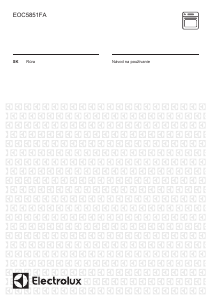 Návod Electrolux EOC5851FAX Rúra