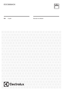 Manual Electrolux EOC5956AOX Cuptor