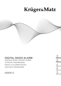 Instrukcja Krüger and Matz KM0813 Radiobudzik