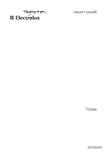 Manuál Electrolux EOC69400X Trouba