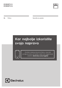 Priročnik Electrolux EOE8P31X Pečica