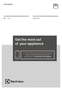 Manual Electrolux EOF4P04X Oven