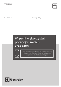 Instrukcja Electrolux EOF6P70X Piekarnik