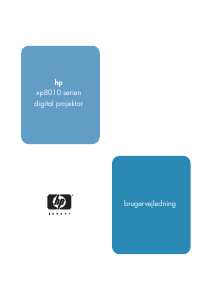 Brugsanvisning HP xp8010 Projektor