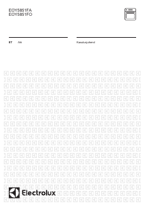 Kasutusjuhend Electrolux EOY5851FAX Ahi