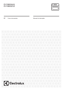 Manual Electrolux EVY6800AAX Forno