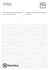 Manual Electrolux EVY7600AAX Oven