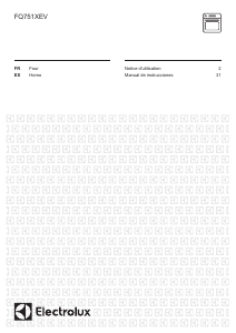 Mode d’emploi Electrolux FQ751XEV Four