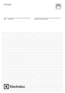 Manual de uso Electrolux FR13GG Horno