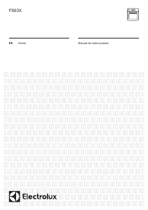 Manual de uso Electrolux FS63X Horno