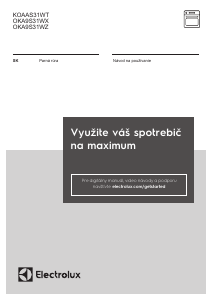 Návod Electrolux KOAAS31WT Rúra