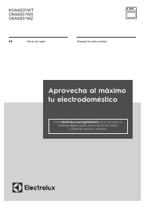 Manual de uso Electrolux KOAAS31WT Horno