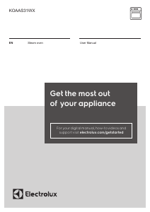Handleiding Electrolux KOAAS31WX Oven