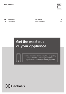 Mode d’emploi Electrolux KOCEH60X Four