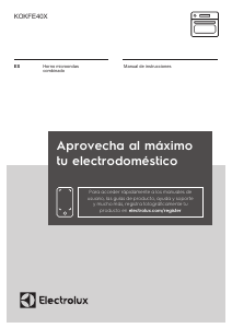 Manual de uso Electrolux KOKFE40X Horno