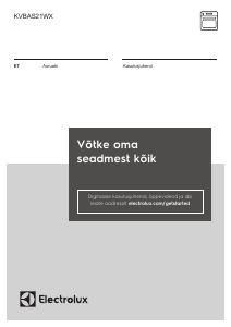 Kasutusjuhend Electrolux KVBAS21WX Ahi