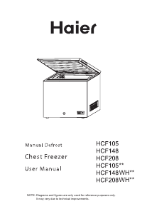Handleiding Haier HCF148 Vriezer