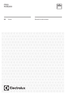 Manual de uso Electrolux ROB2200AOM Horno