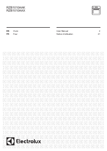 Mode d’emploi Electrolux RZB1010AAK Four