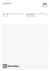 Mode d’emploi Electrolux RZB2100AJK Four