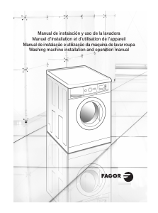 Manual Fagor 3F-2611/X Máquina de lavar roupa