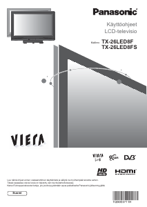 Käyttöohje Panasonic TX-26LED8F Viera Nestekidetelevisio