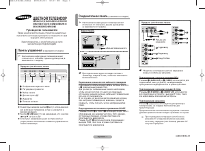 Руководство Samsung CS-25K10ZQQ Телевизор