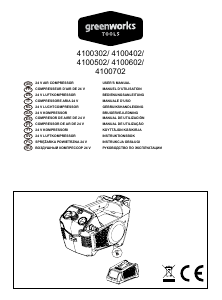 Instrukcja Greenworks GD24AC Kompresor