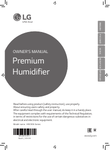 Manual LG HW306E0 Humidifier