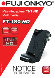 Mode d’emploi Fujionkyo FT-180 HD Récepteur numérique