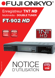 Mode d’emploi Fujionkyo FT-902 HD Récepteur numérique