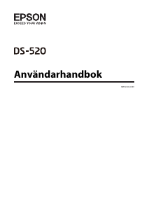 Bruksanvisning Epson WorkForce DS-520N Skanner
