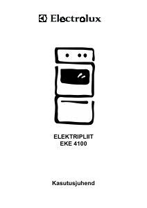 Kasutusjuhend Electrolux EKE4100 Pliit