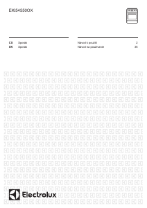 Návod Electrolux EKI54550OX Sporák