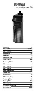 Návod Eheim Aquacorner 60 Akváriový filter
