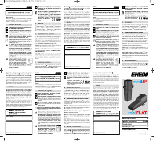 Manual Eheim Mini Flat Aquarium Filter