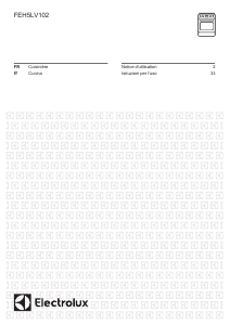 Mode d’emploi Electrolux FEH5LV102 Cuisinière