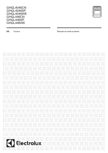 Manual de uso Electrolux GHGL4045SP Cocina