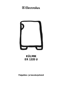 Kasutusjuhend Electrolux ER1335U Külmik