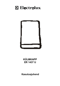 Kasutusjuhend Electrolux ER1437U Külmik