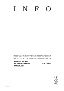 Mode d’emploi Electrolux ER1627I Réfrigérateur